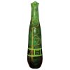 Iguana Green Slender Glass Vase