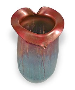 Sun Blast Heart Large Glass Vase
