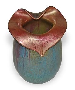 Sun Blast Heart Small Glass Vase