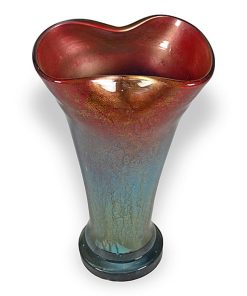Sun Blast Small Folded Glass Vase