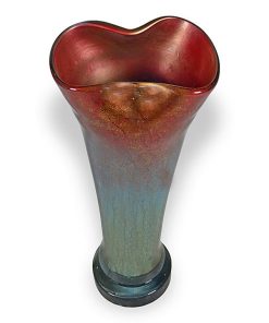 Sun Blast Large Folded Glass Vase