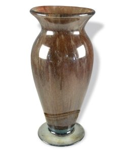 Brown Sugar Round Glass Vase