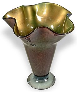 Cool Breeze Ruffle Glass Vase