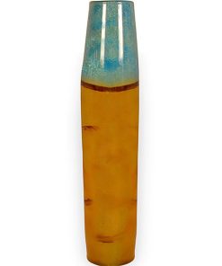 Large Tropical Glass Cylinder Urn