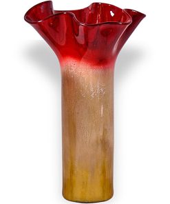 Rise and Shine 4 Point Tall Glass Vase