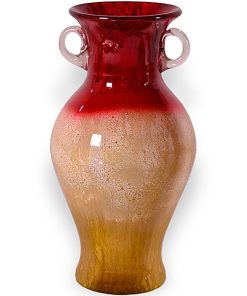 Rise and Shine Glass Urn with Handles