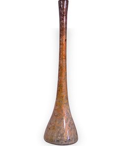 Gold Dust Tall Slender Glass Vase
