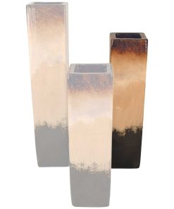 Square Ceramic Floor Vase Medium | Sykes