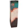 Square Ceramic Floor Vase Medium | Teal Top