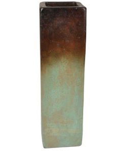 Square Ceramic Floor Vase Small | Eden