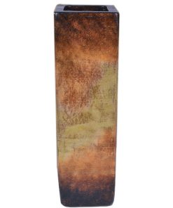 Square Ceramic Floor Vase Small | Grand Canyon