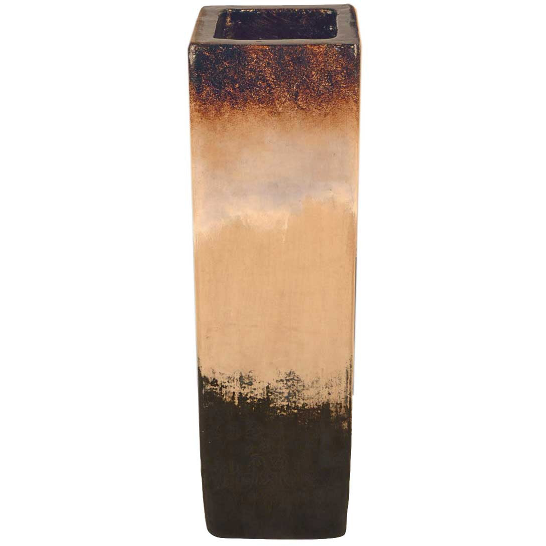 Square Ceramic Floor Vase Small | Sykes